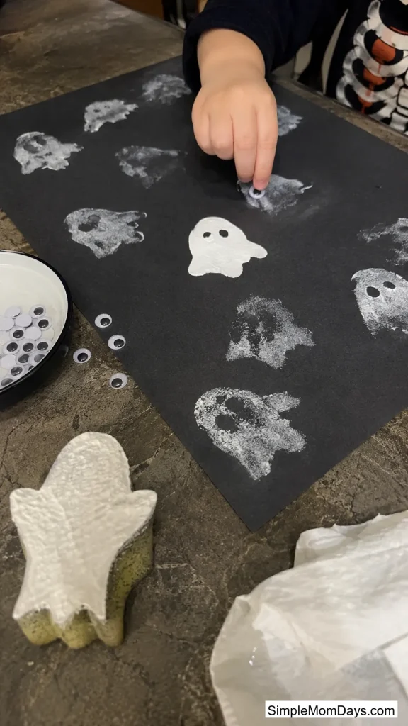 Sponge-Cut Ghost Stamps