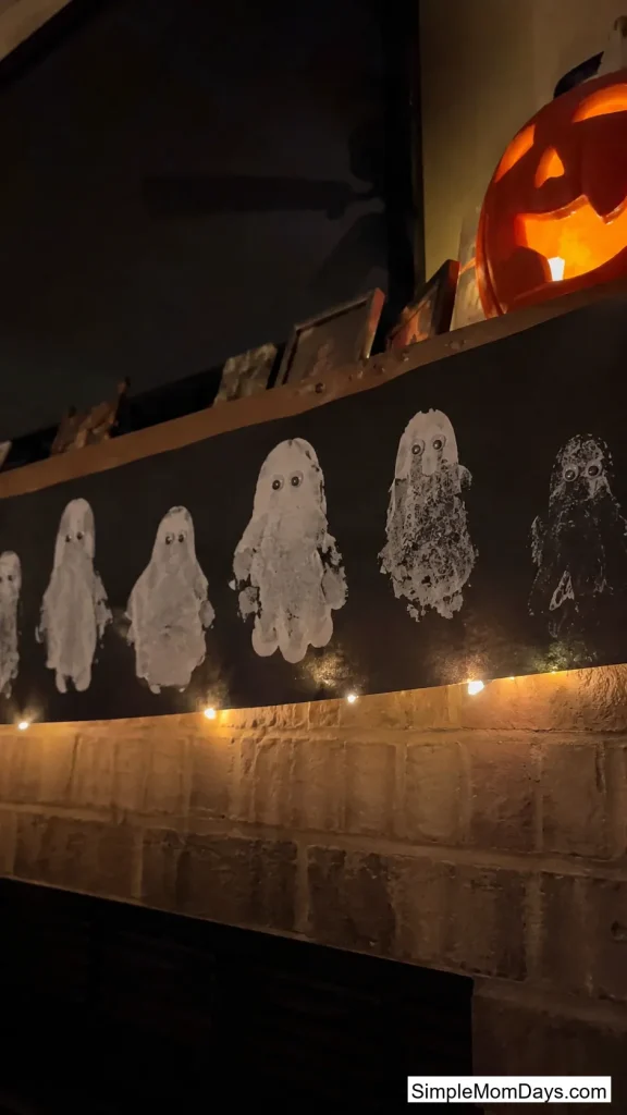 Sponge-Stamped Ghost Parade
