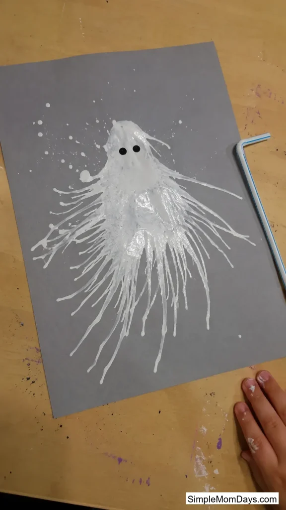 Straw-Blown Ghost Art