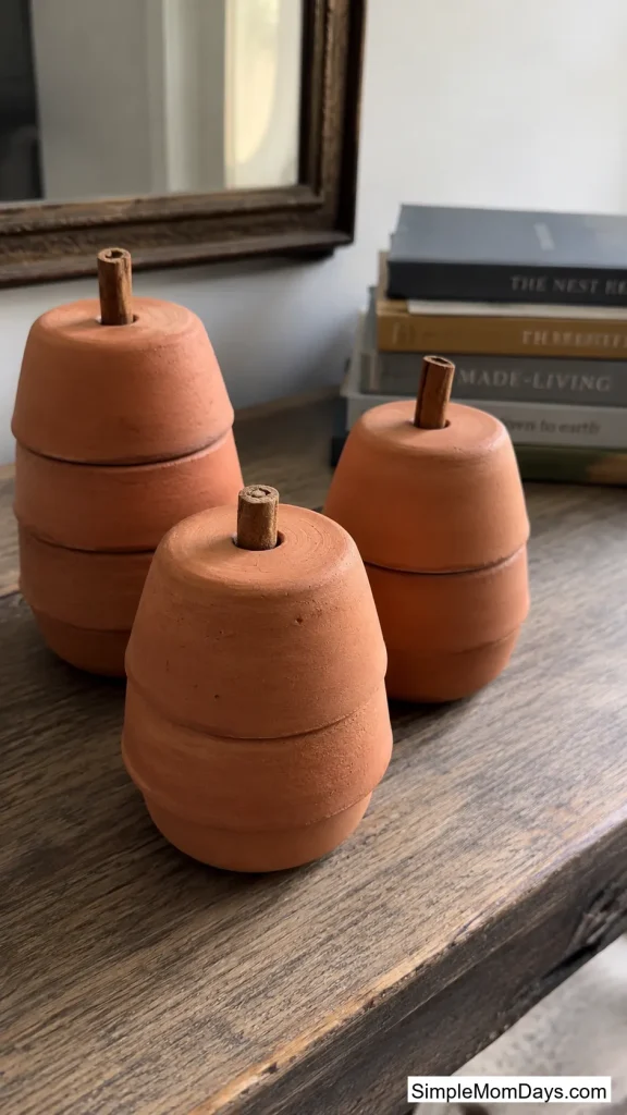 Terra Cotta Clay Pot Pumpkins
