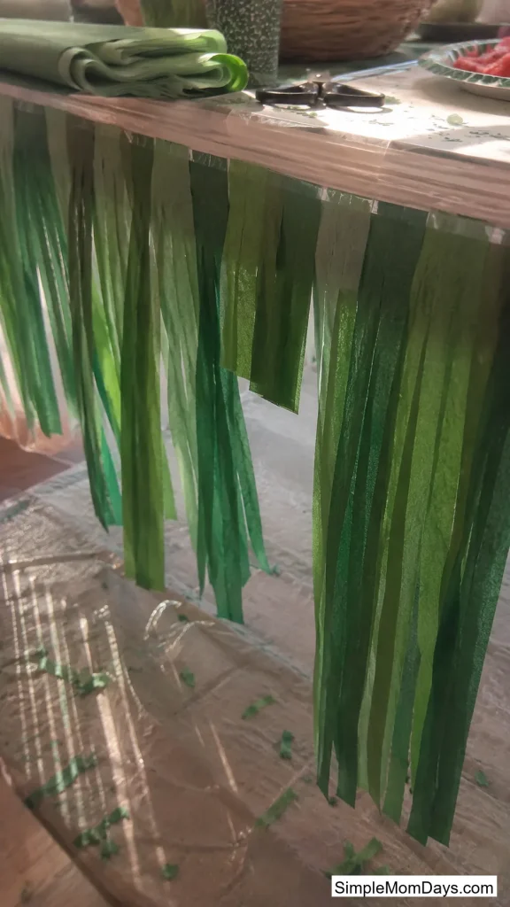 Tissue Paper Seaweed Garland