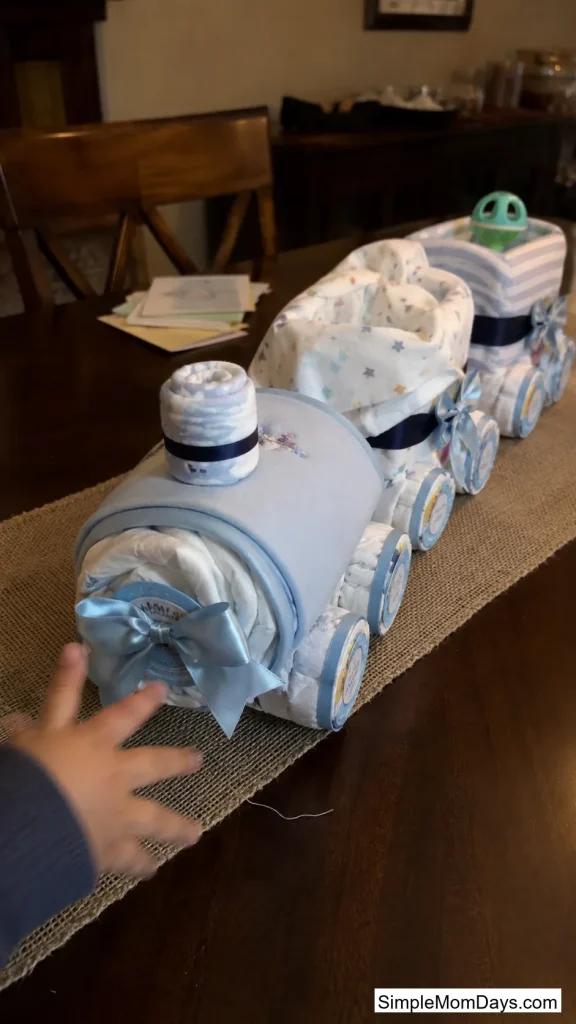 Train Diaper Cake