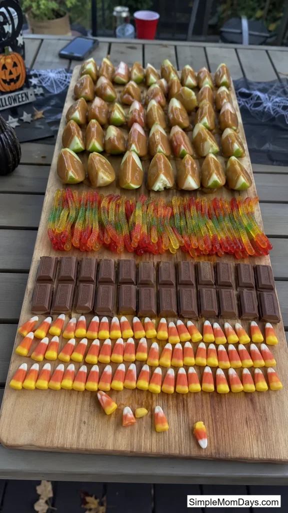 Trick-or-Treat Candy Charcuterie Board