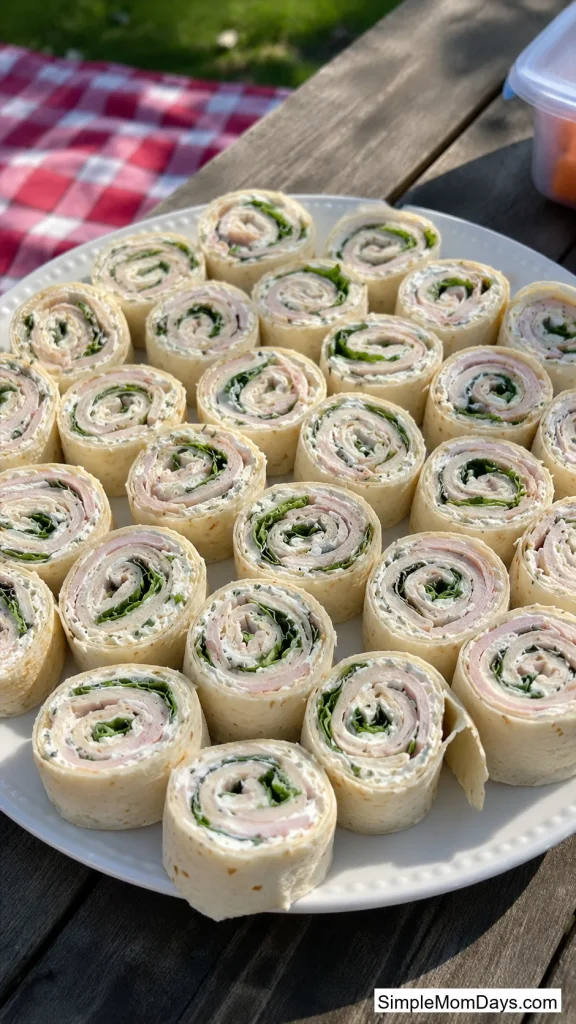 Turkey & Cream Cheese Pinwheels