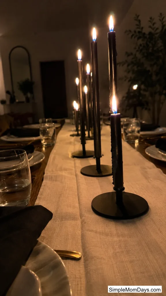 Varying-Height Candlestick Runner