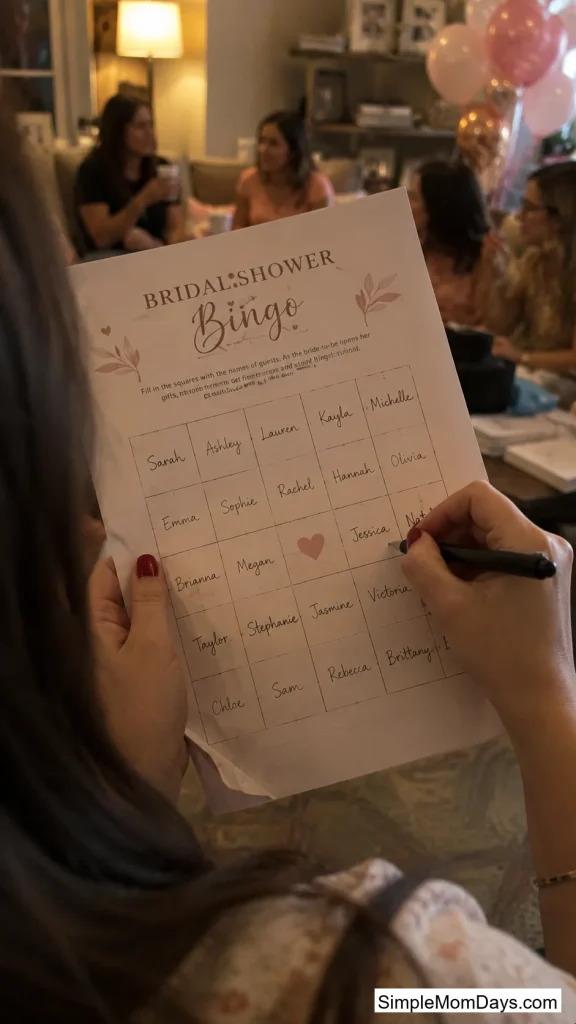 Wander-and-Match Bingo