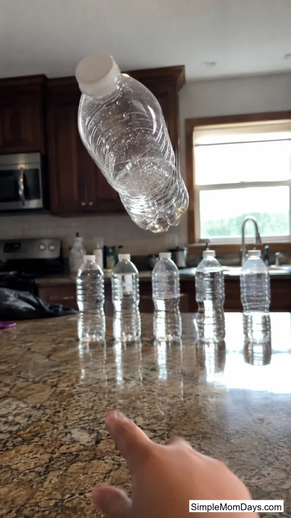 Water Bottle Flip Relay
