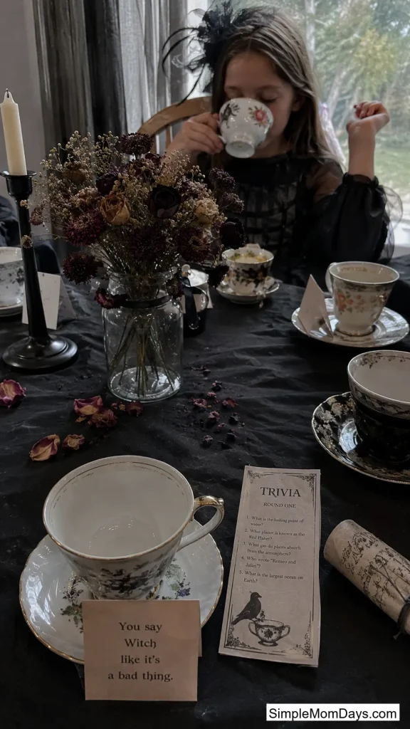 Wednesday-Style Family Tea