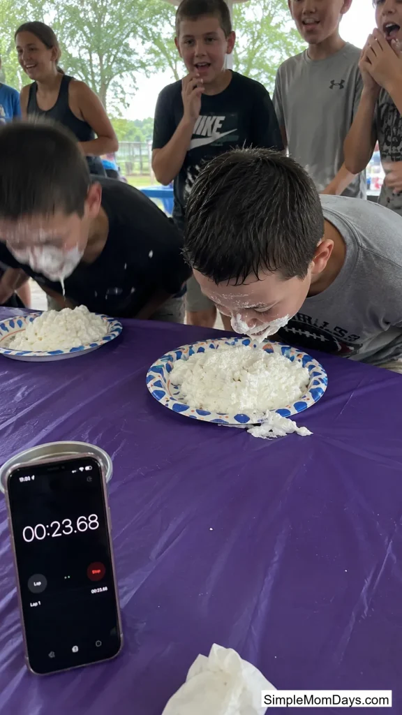 Whipped Cream Relay