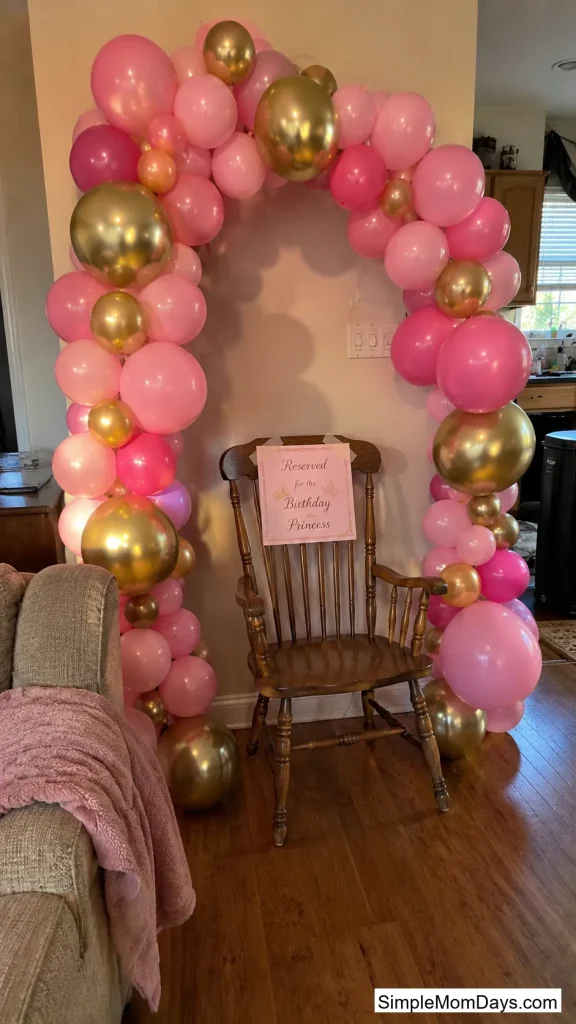 A Balloon "Throne" Chair