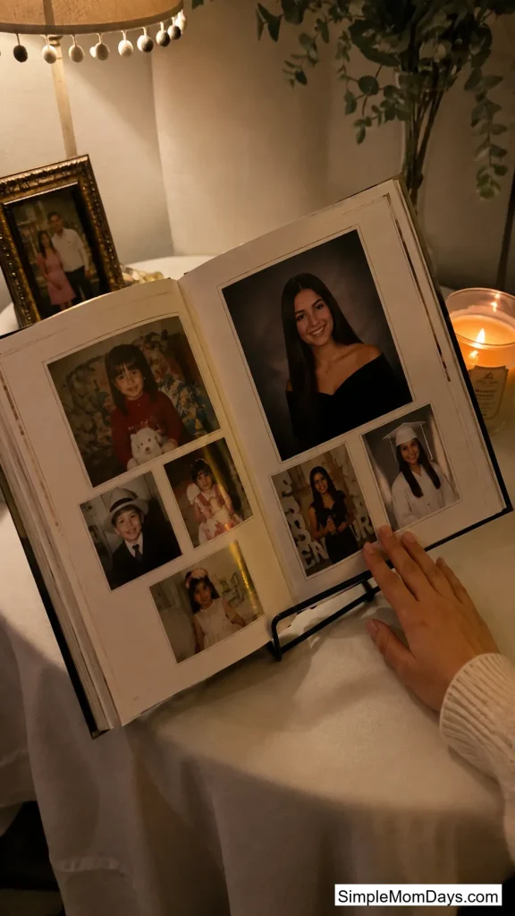 A Bound Photo Album on a Memory Table