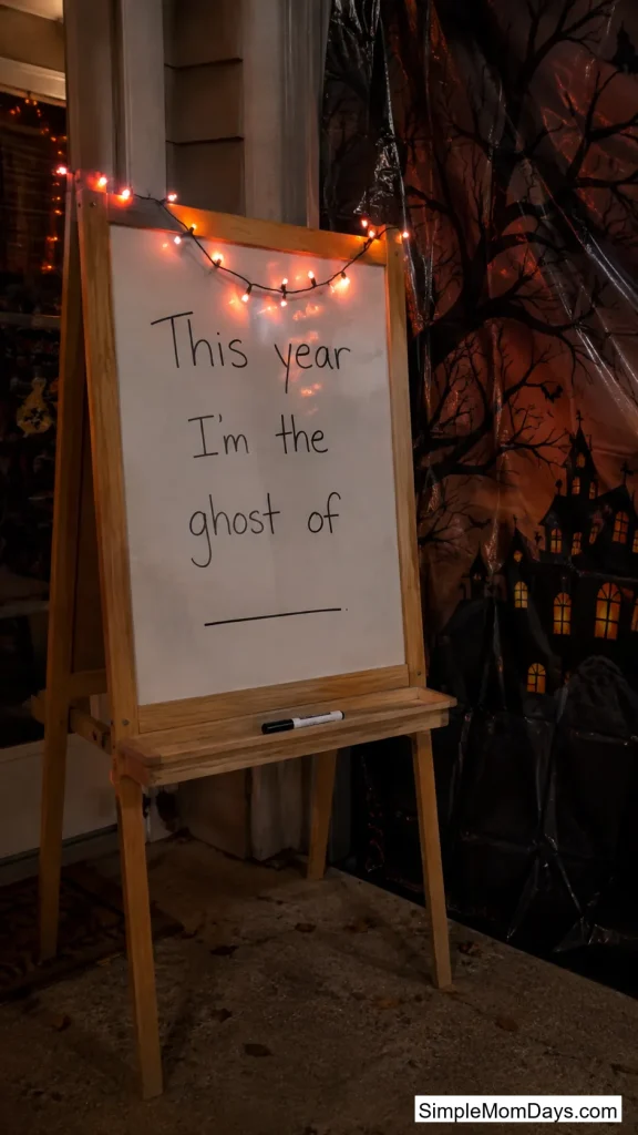A Fill-in-the-Blank Dry-Erase Caption Board