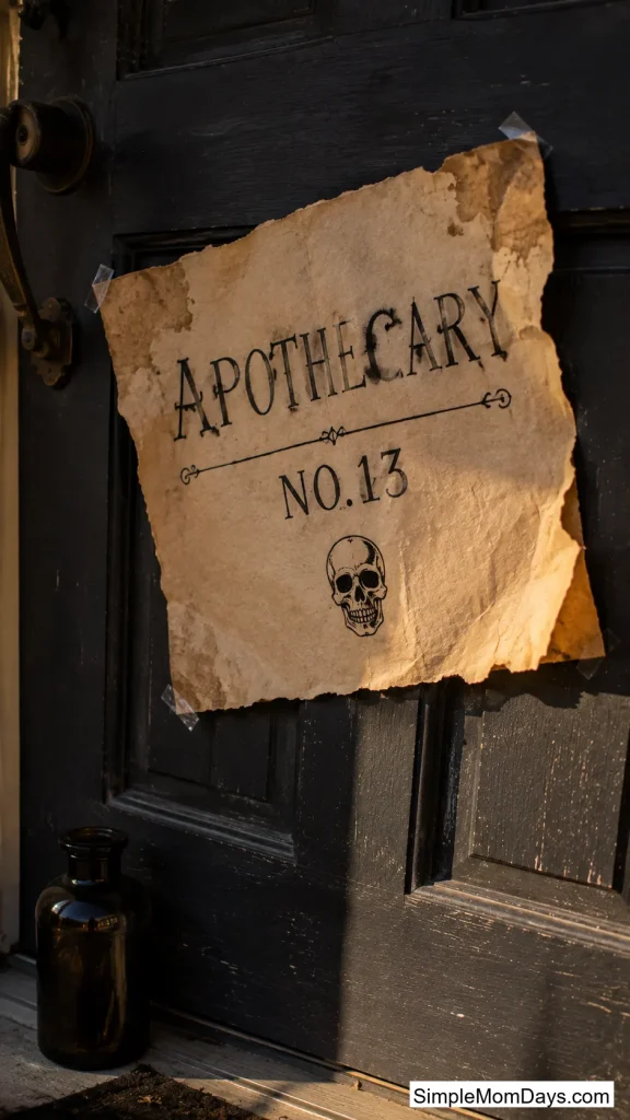 A Hand-Lettered Apothecary Sign