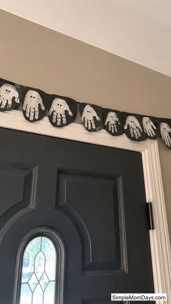 A Handprint Ghost Garland
