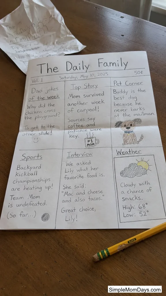 A Newspaper for the House