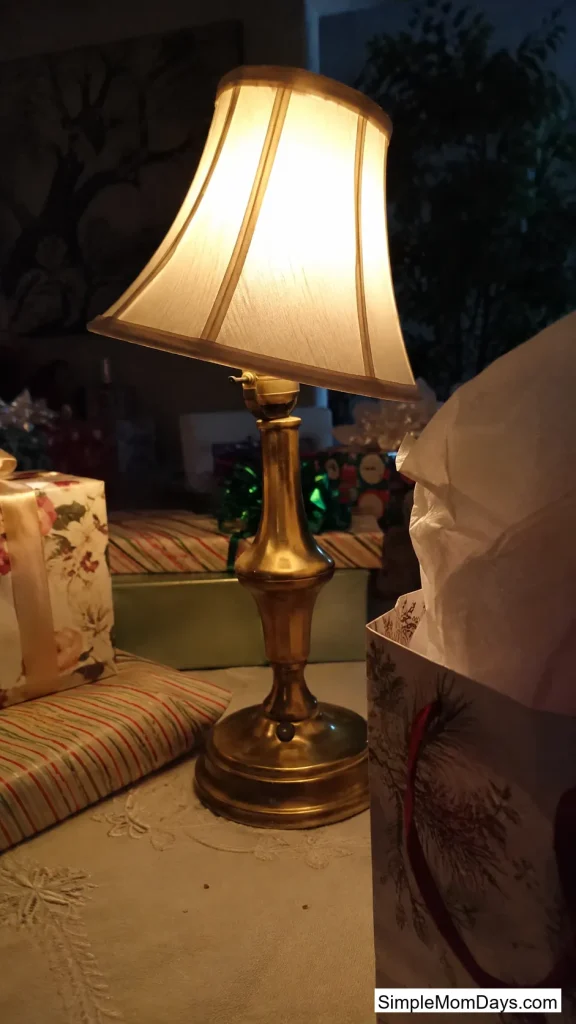 A Reading Lamp Instead of String Lights