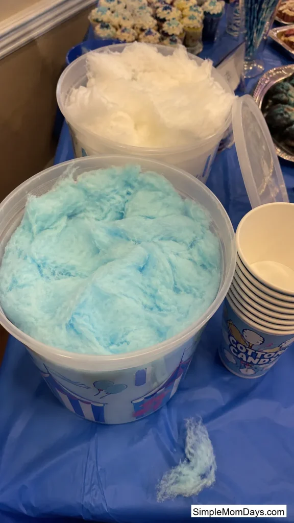 A "Sea Foam" Cotton Candy Bar
