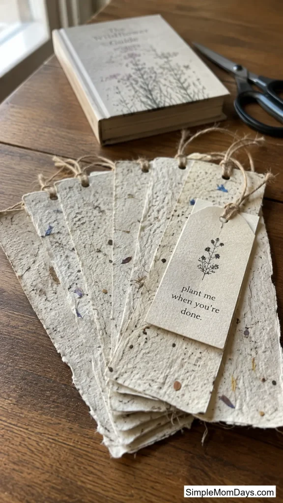 A Seed Paper Bookmark