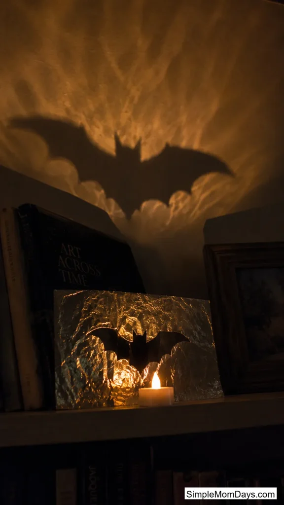Aluminum Foil Behind a Candle