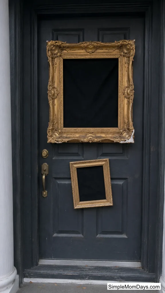 An Empty Gilt Frame