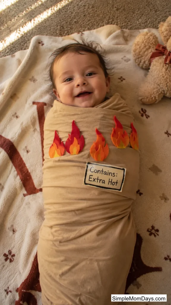 An Extra Spicy Baby Burrito