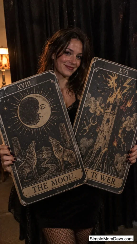An Oversized Tarot Card Fan