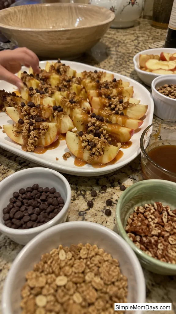 Apple Nachos Bar