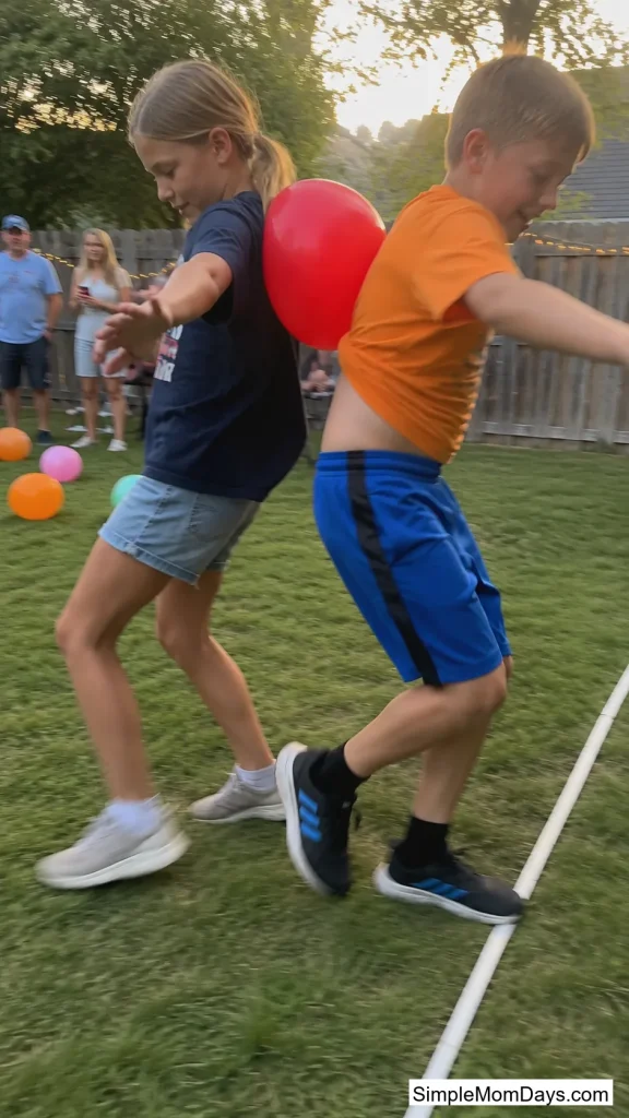 Back-to-Back Balloon Relay