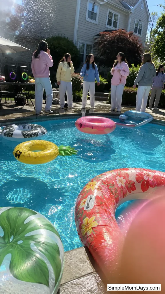 Backyard Pool Day