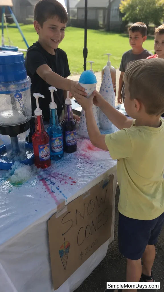 Backyard Snow Cone Stand