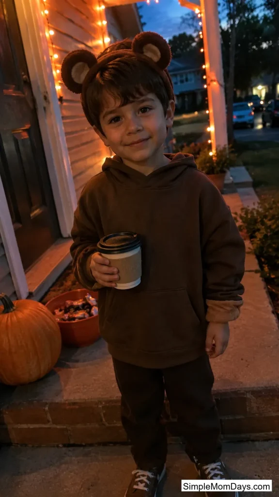 Bear with Coffee