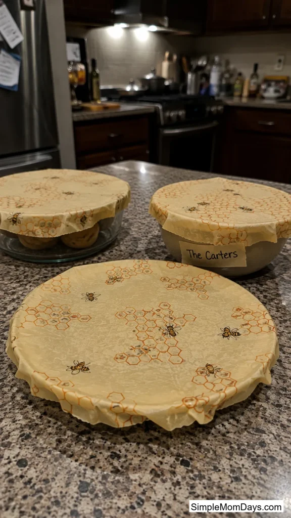 Beeswax Wraps Around the Leftovers