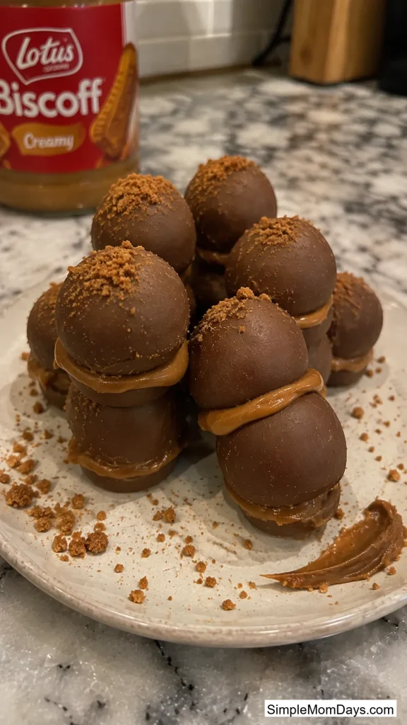 Biscoff Truffle Stacks