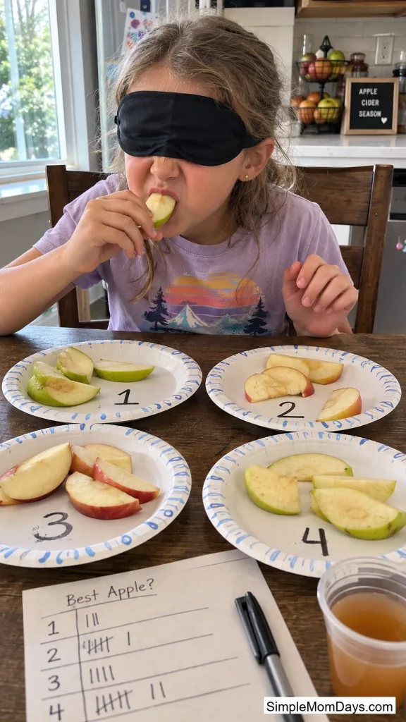 Blindfold Apple Taste Test