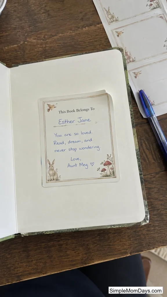 Bookplates Instead of Cards