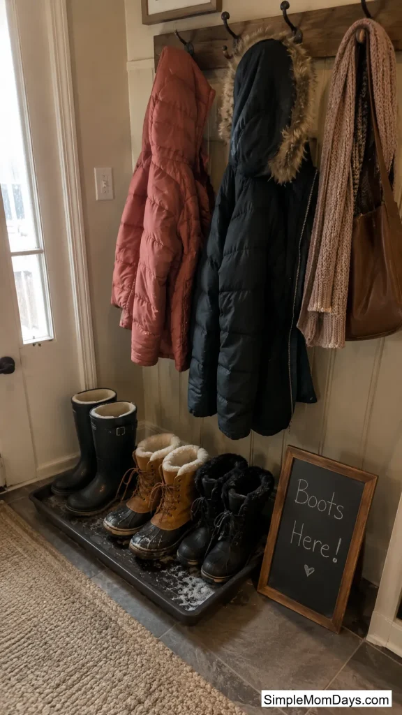 Boot-and-Coat Valet Corner