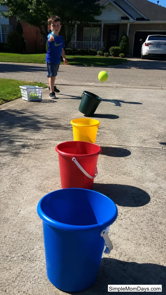 Bucket Ball Toss