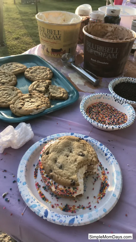 Build-Your-Own Ice Cream Sandwich Bar