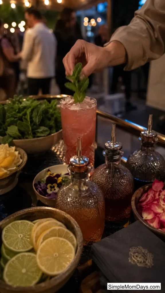 Build-Your-Own Mocktail Garnish Bar