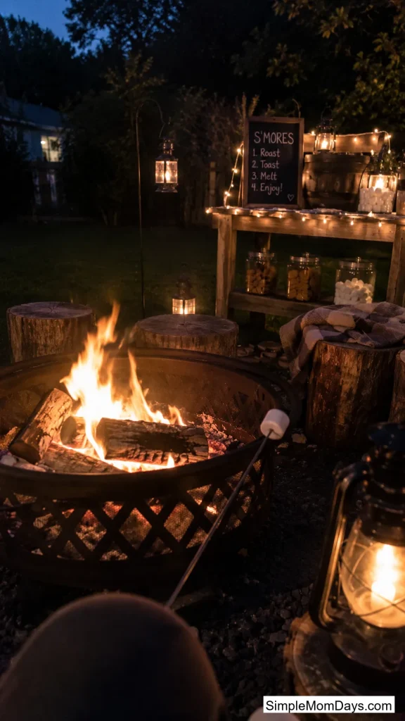 Campfire and S'mores Night