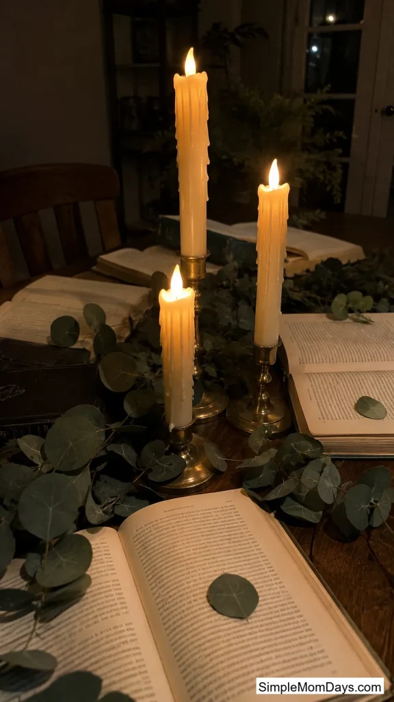 Candlelit Reading Nook