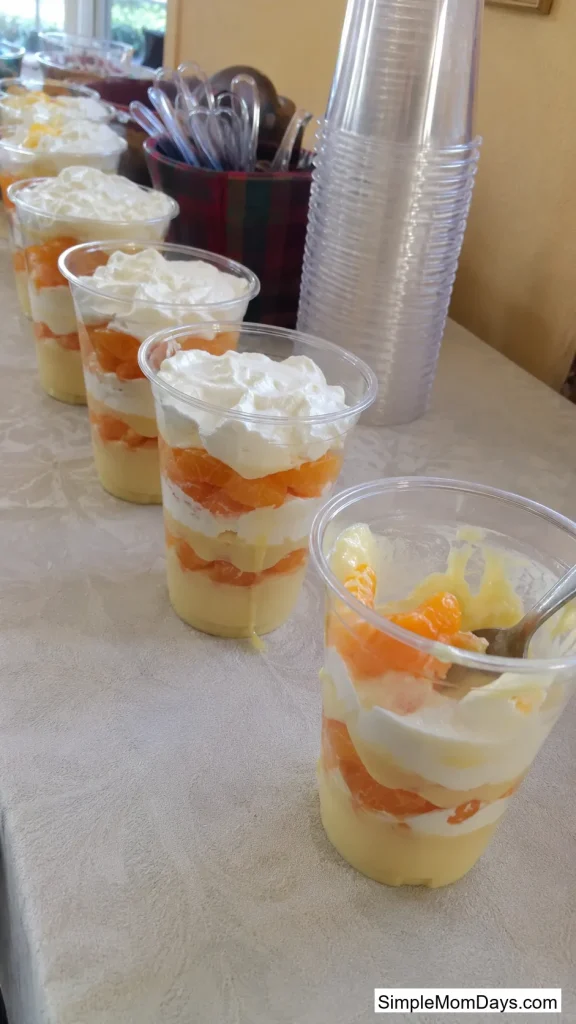 Candy Corn Parfait Station