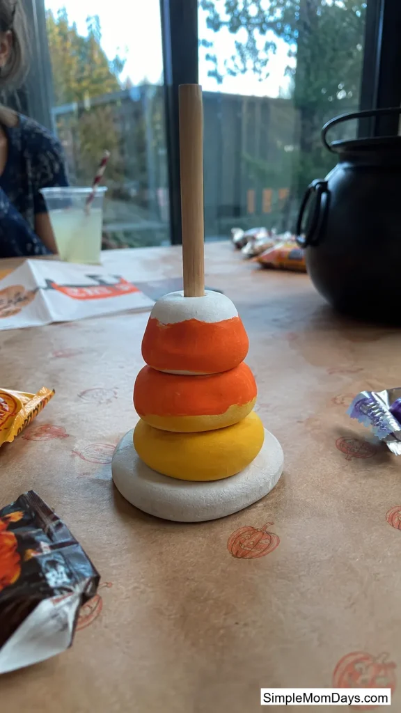 Candy Corn Stacking Rings