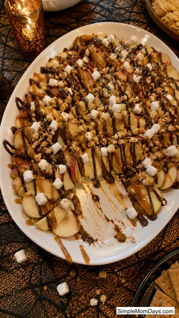 Caramel Apple Nacho Tray