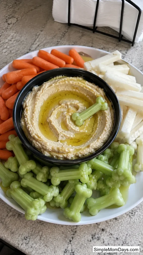 Cauldron Hummus With Vegetable Bones
