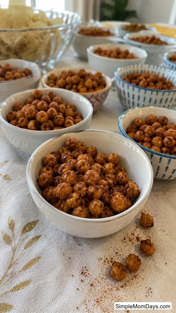 Chili-Lime Roasted Chickpeas