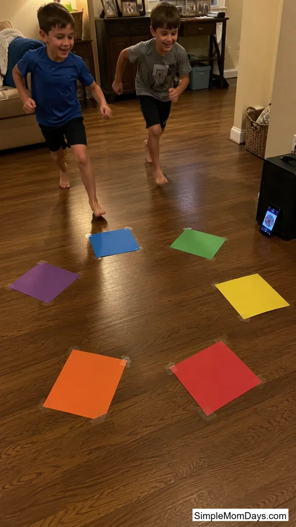 Color-Coded Freeze Dance