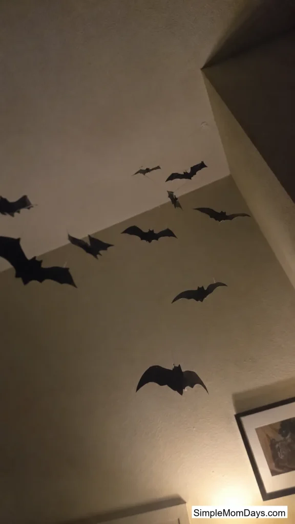 Command Hooks and Fishing Line for a Bat Swarm