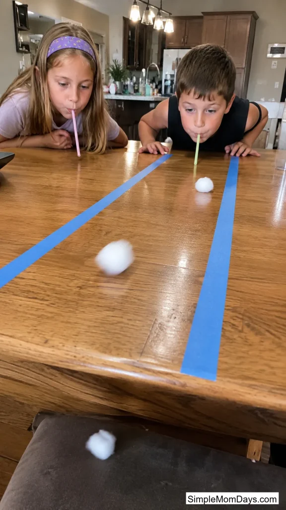 Cotton Ball Blow Relay