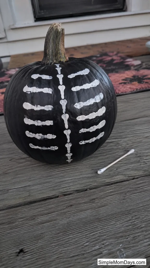 Cotton Swab Skeleton Ribs